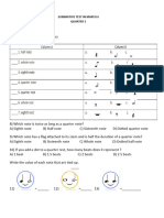 SUMMATIVE TEST IN MAPEH 6q1