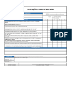 Formulário Avaliação Comportamental - Rev01 - GV - LR