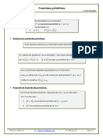 2fonctions Primitives Resume de Cours 1 1 - 2