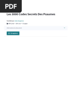 Les 3000 Codes Secrets Des Psaumes - PDF - Prière - Psaumes