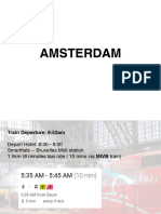 Amsterdam Itinerary