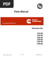 Parts Manual: Generator Set