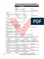 Ossc Cgl-2022 (Prelim Exam) 14.05.2023 (Set-B)