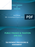 Tax Assessment-Part A