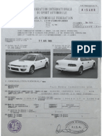 Homologation Form Number 5480 Group A