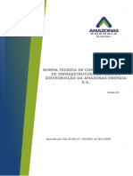 Norma Técnica de Compartilhamento de Infraestrutura de Rede de Distribuição AM Energia