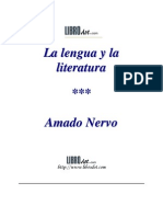 Nervo, Amado - La Lengua y La Literatura