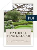 Greenhouse Plant Research