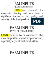 Farm Inputs PDF