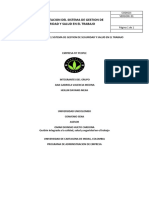 Implementacion Del Sistema de Gestion de Seguridad y Salud en El Trabajo A La Empresa Fit People 2