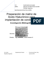 Matriz de Acido Hialuronico