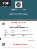 Introd. Ing. Civil Semana 1 - T 1 - 2021-10