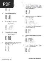 Maths June 2021 P1