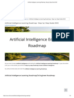 Artificial Intelligence Learning Roadmap - Step-By-Step Guide 2023