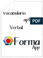 Vocabulario Verbal