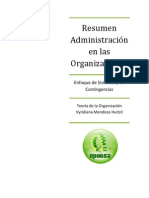 Resumen - Administración en Las Organizaciones