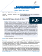 Development of Fuel Production Facility Using Waste Plastic As Feedstock