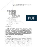 Traffic Flow and Analysis of Roads