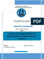 Projet D'automatisation de Remplissage Et de Bouchage Des Flacons