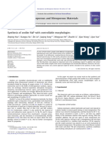 Microporous and Mesoporous Materials