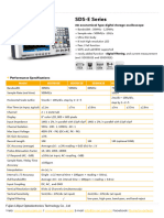 OWON SDS-E Series Digital Oscilloscope Technical Spec.s