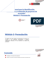 Guía General Proyectos de Inversión Módulo 2 Formulación