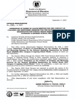 ®eptlrtmettt of Intat (Ott: Region Vii-Central Visayas Office of The Schools Division September 11, 2023