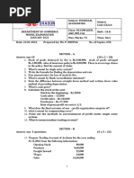 Model-Financial Accounting - Set1 - CZ21A