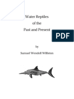 Water Reptiles of The Past and Present