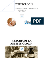 Historia de La Anestesiología