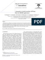 Piezoelectric Properties of Aln