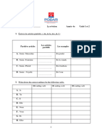 Grade 6 - French Revision Ws - Self Study