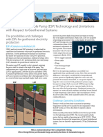 Electronic Submersible Pump (ESP) Technology and Limitations With Respect To Geothermal Systems