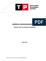 Estructura Del Trabajo Final de Sistemas Distribuidos