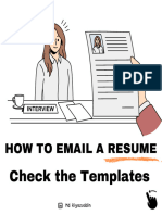 ? How To Email A Resume and CV ?