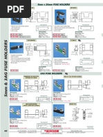 5mm X 20mm FUSE HOLDERS: Slim Line Low Profile