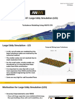Fluent Turbulence 19.0 L07 LESModel