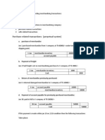 Recording Merchandising Transactions