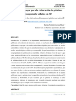 Uso de Agar-Agar para La Elaboración de Gelatinas Transparente Talladas en 3D