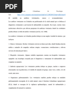 El Suicidio en Médicos Veterinarios, Causas y Recomendaciones