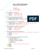 Module 1 - Bottom Hole Pressure - Soal Contekan