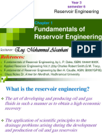 Chap 1 - Fundamentals of Reservoir Engineering