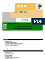 Guía Didáctica y Evaluación Módulo II Informática