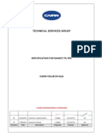 CAIRN-TSG-M-SP-0026-B1-Specification For Basket Filter