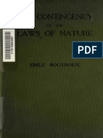 Emile Boutroux Contingency of Laws of Nature