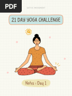 21 Day Yoga Challenge