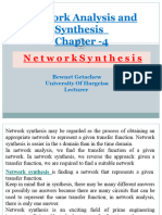 Chapter 4 Network Synthesis