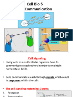 Cell Bio 5 Cell Communication 2021 PDF