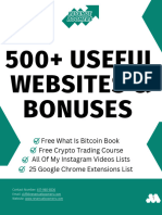 500+ Useful Websites & Bonuses