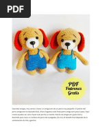 Amigurumi Perro Facil PDF Patron Gratis en Espanol